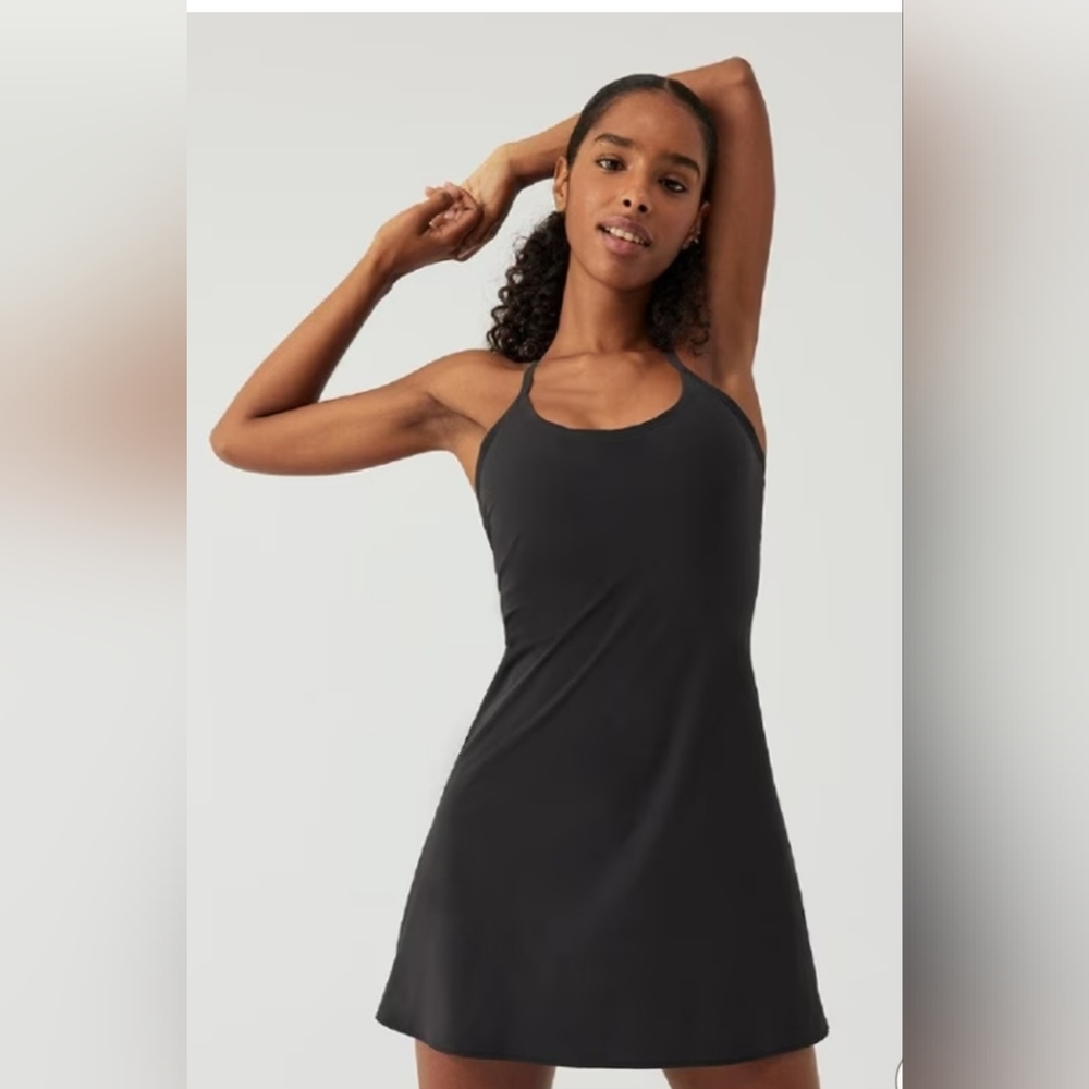 Outdoor voices black exercise dress size M